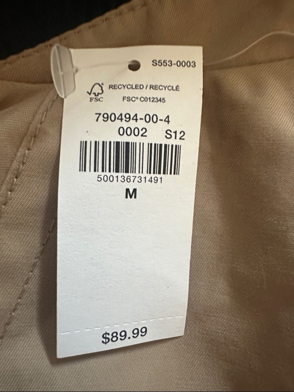 Old Navy Water Resistant Long Barn Coat - Picture 5 of 5